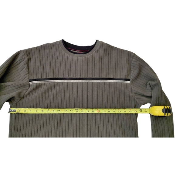 Men's Olive Long Sleeve Tee - Picture 2 of 7